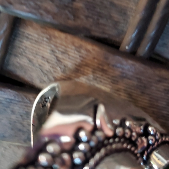 New Mozambique Garnet and Peridot 925 Silver Statement Ring. - Picture 11 of 12